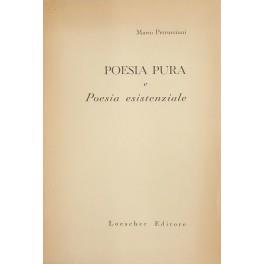 Poesia pura e poesia esistenziale - Mario Petrucciani - copertina