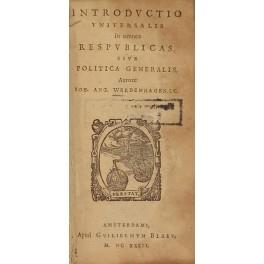 Introductio universalis in omnes respublicas sive politica generalis - copertina