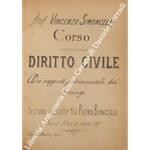 Corso di diritto civile. Dei rapporti patrimoniali dei coniugi. Lezioni raccolte da Pietro Bonicelli. Pavia anno 1896-97