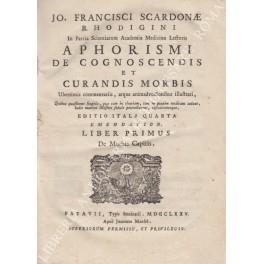 Aphorismi de cognoscendis et curandis morbis uberrimis commetariis, arque animadversionibus illustrati. Liber primus - De Morbis Capitis; Liber secundus - Praecipuos Morbos Pectoris complectens - copertina