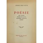 Poesie. Les noces; Sueur de sang; Matiere celeste; Kyrie