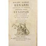 Philippi Mariae Renazzi advocati, et emeriti antecessoris romani. Synopsis elementorum juris criminalis