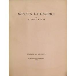 Dentro la guerra - Ottone Rosai - copertina