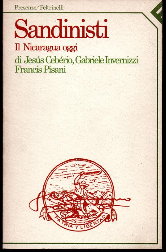 Sandinisti Il Nicaragua oggi - copertina