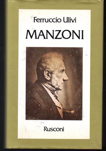 Manzoni - Ferruccio Ulivi - copertina