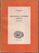 Riflessioni e pensieri inediti (1716-1755)