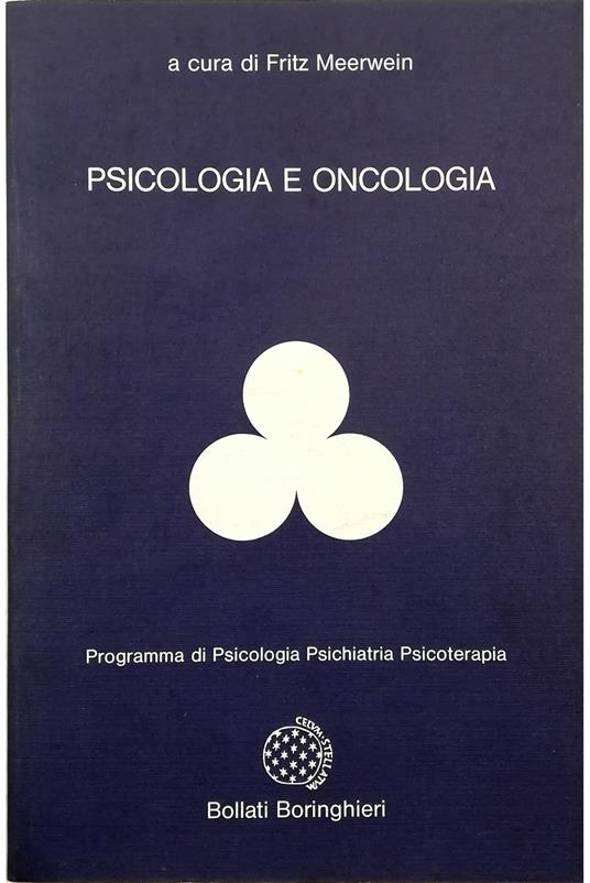 Psicologia e oncologia - copertina