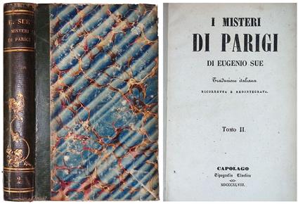 I Misteri di Parigi. Tomo II - Eugène Sue - copertina