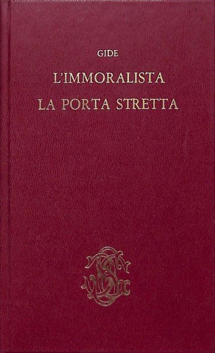 L' immoralista. La porta stretta - André Gide - copertina