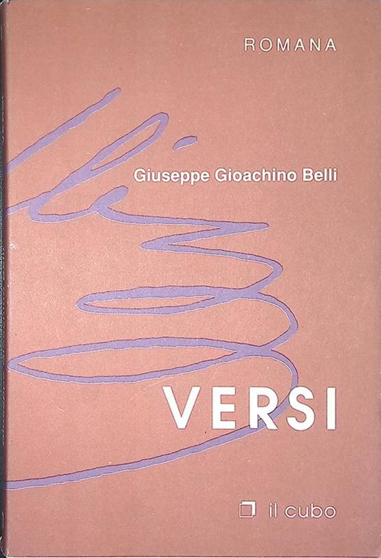 Versi - Giuseppe Gioachino Belli - copertina