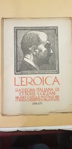 L' Eroica. Rassegna italiana di Ettore Cozzani. N. 176-177 - copertina