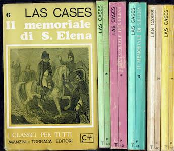 Il memoriale di S.Elena .6 voll - Emmanuel de Las Cases - copertina