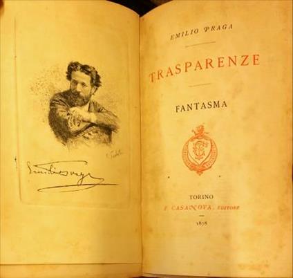 Trasparenze - Emilio Praga - copertina