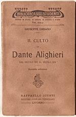 Il culto di Dante Alighieri dal secolo XIV al secolo XIX