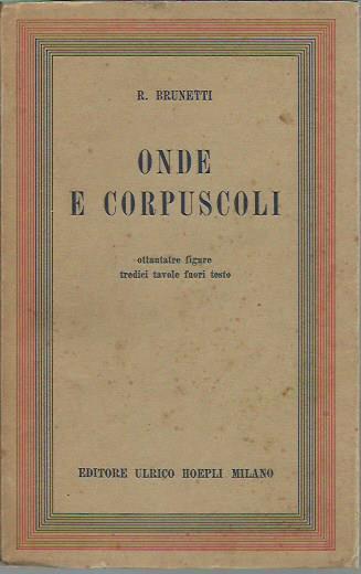 Onde e corpuscoli - R. Brunetti - copertina