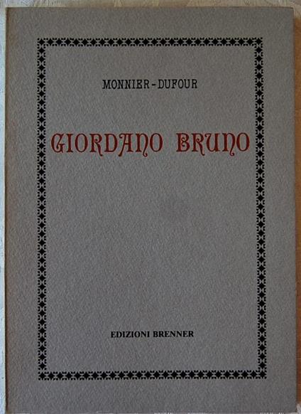 Giordano Bruno - copertina