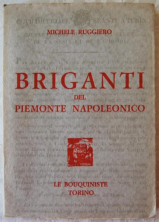 Briganti Del Piemonte Napoleonico - Michele Ruggiero - copertina