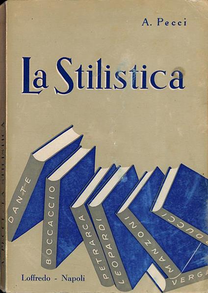 La stilistica - Giovanni Antonio Pecci - copertina