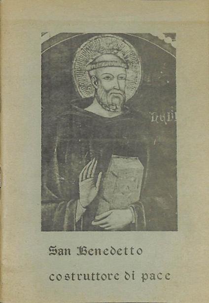 San Benedetto costruttore di pace - copertina