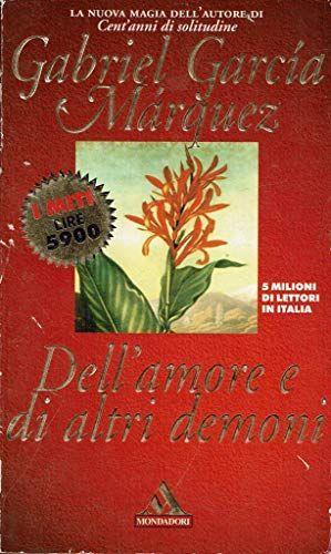 Dell'amore e di altri demoni - Gabriel García Márquez - copertina