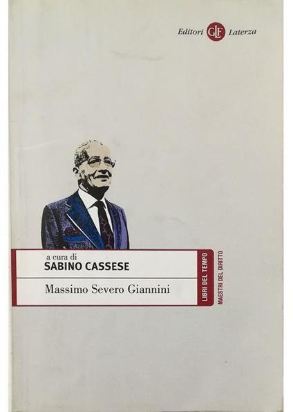 Massimo Severo Giannini - Sabino Cassese - copertina