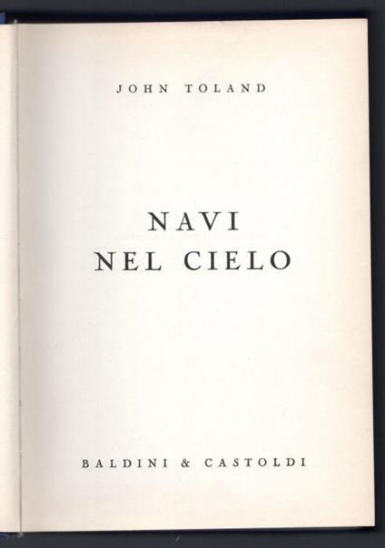 Navi nel cielo - John Toland - copertina