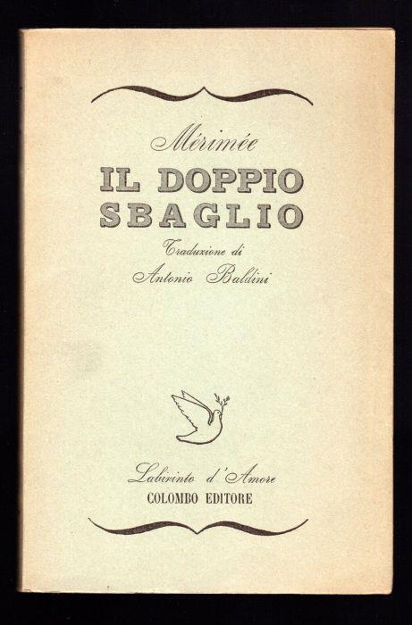 Il doppio sbaglio - Prosper Mérimée - copertina