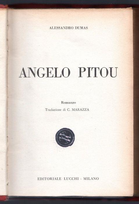 Angelo Pitou - Alexandre Dumas - copertina
