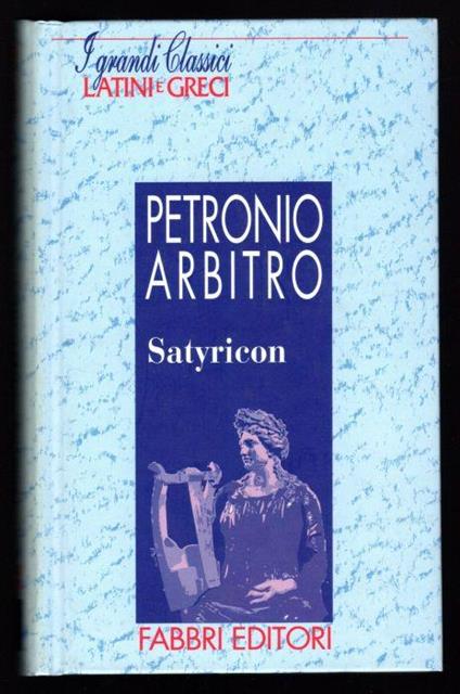 Satyricon - Arbitro Petronio - copertina