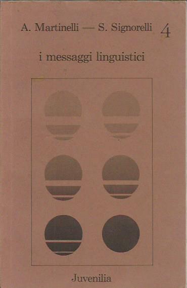 I messaggi linguistici - Martinelli - copertina