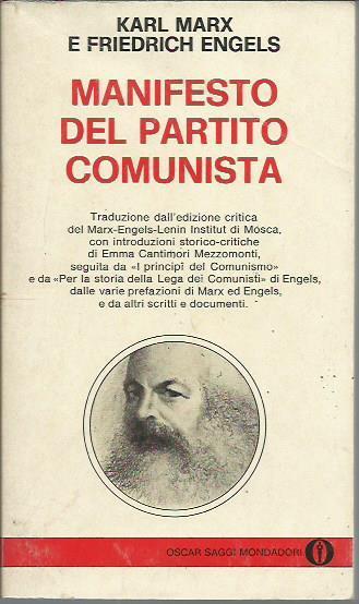 Manifesto del Partito Comunista - Karl Marx - Libro Usato - Mondadori -  Oscar saggi | IBS