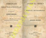 Athenaei Deipnosophistae e recognitione Augusti Meineke