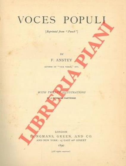 Voces populi (reprinted from "Punch") - F. Anstey - copertina