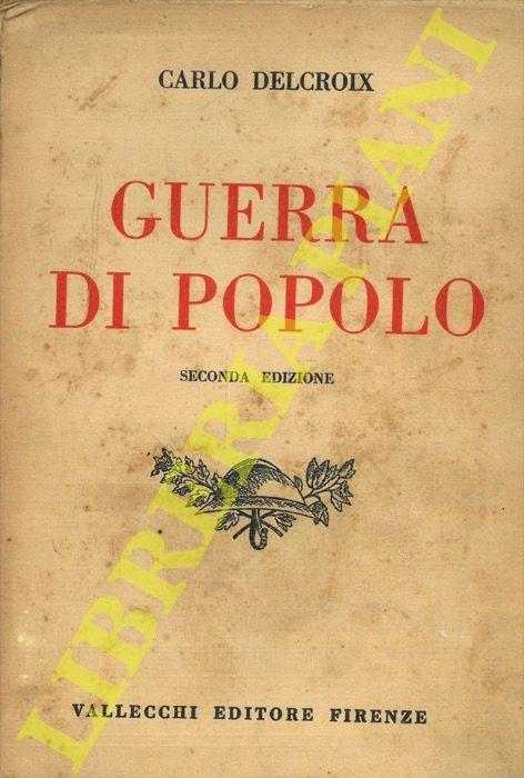 Guerra di popolo - Carlo Delcroix - copertina