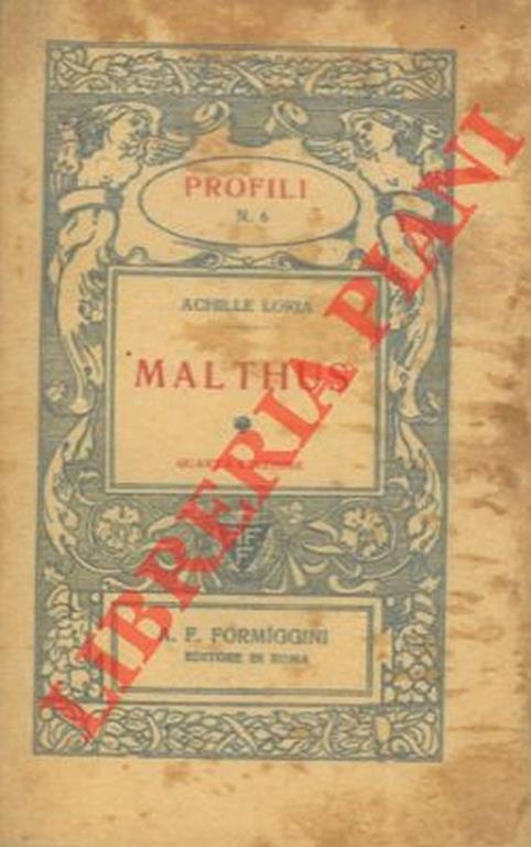 Malthus - Achille Loria - copertina