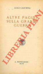 Altre pagine sulla grande guerra