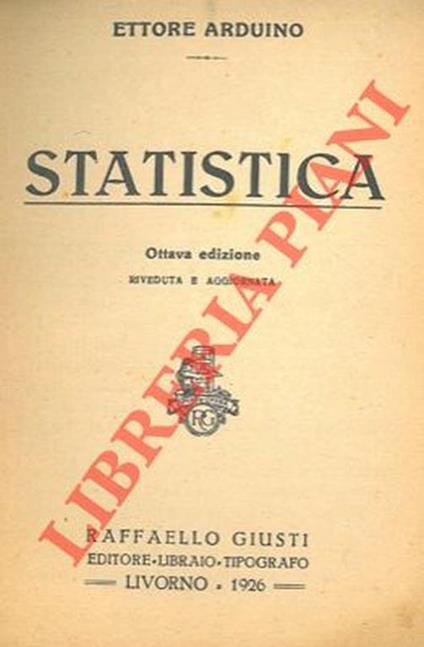 Statistica - Ettore Arduino - copertina