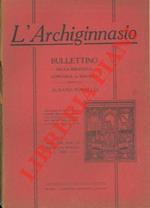 L' Archiginnasio. Bullettino della Biblioteca Comunale di Bologna.