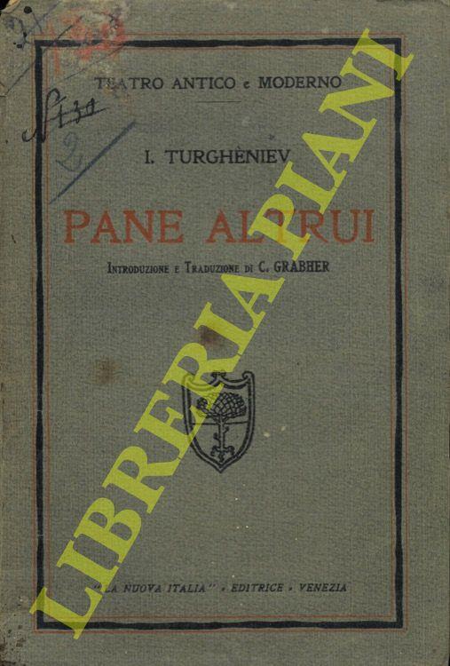 Pane altrui - Ivan Turgenev - copertina