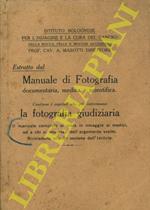 Estratto dal Manuale di Fotografia documentaria, medica e scientifica. Contiene i capitoli che più interessano la fotografia giudiziaria