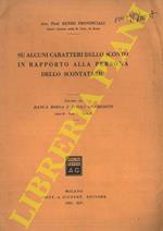 Su alcuni caratteri dello sconto in rapporto alla persona dello scontatario