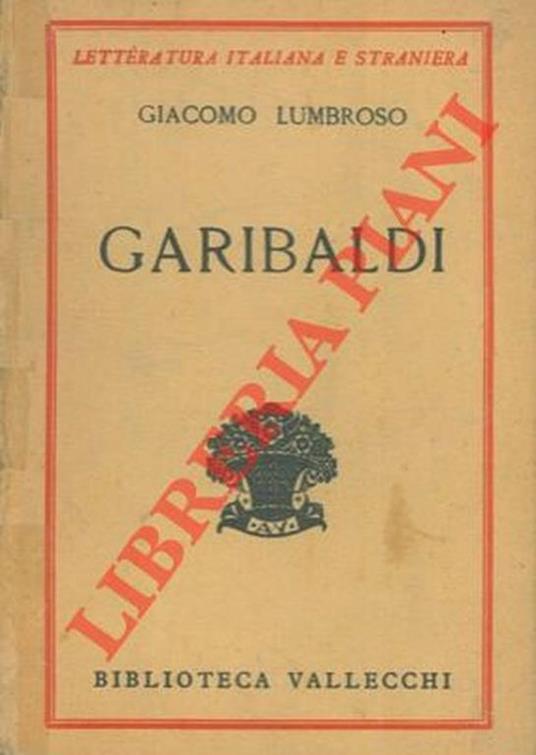 Garibaldi - Giacomo Lumbroso - copertina