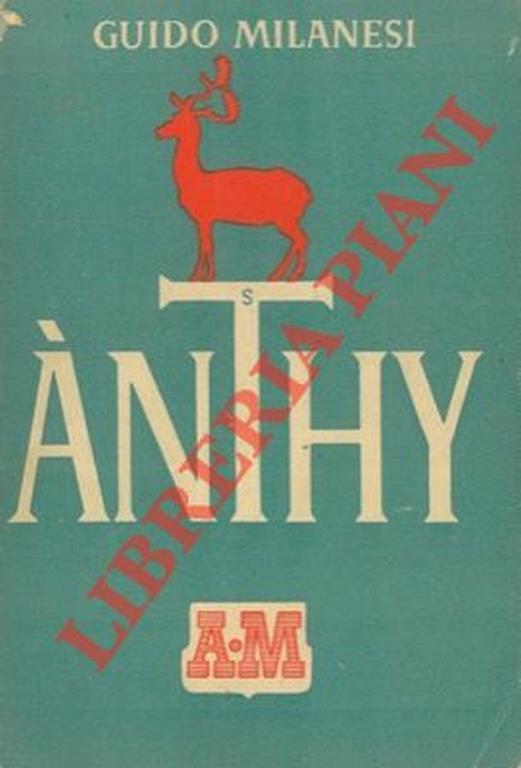 Anthy. Il romanzo di Rodi - Guido Milanesi - copertina