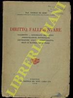 Diritto Fallimentare. Fallimento, concordato preventivo, amministrazione controllata, liquidazione coatta amministrativa, reati in materia concursuale