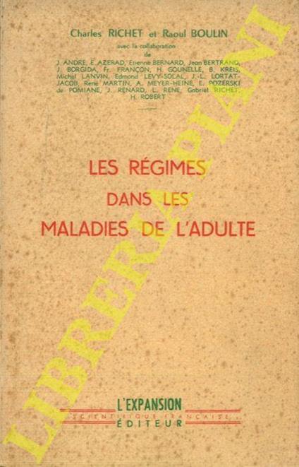 Les régimes dans les maladies de l'adulte - Charles Richet - copertina