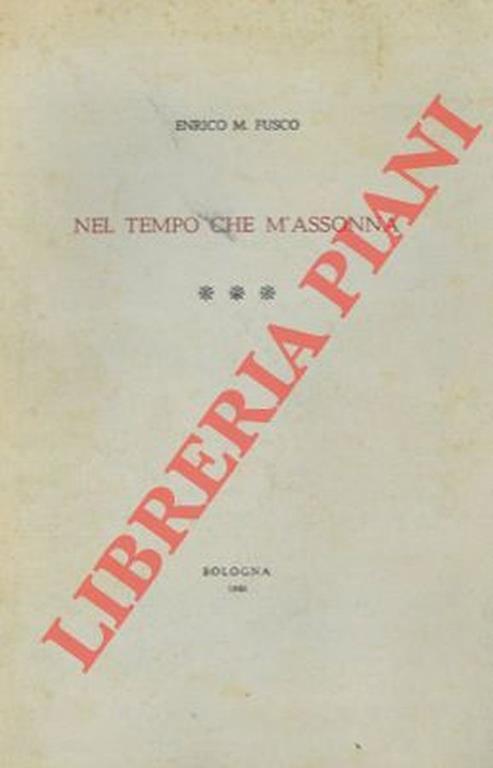 Nel tempo che m'assonna - Enrico M. Fusco - copertina