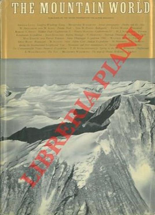 The mountain world - 1960/61 - Malcolm Barnes - copertina