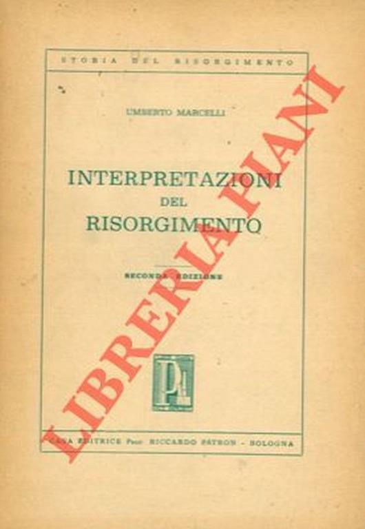 Interpretazioni del Risorgimento - Umberto Marcelli - copertina