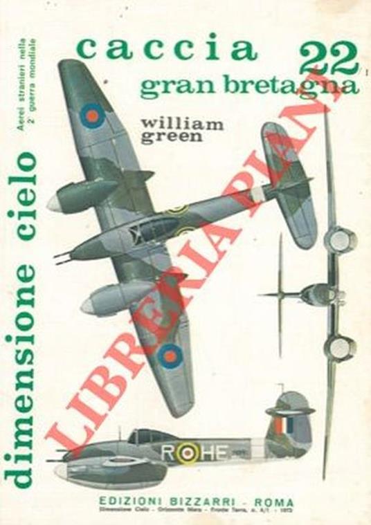 Caccia Gran Bretagna. N° 22. Parte prima - William H. Green - copertina