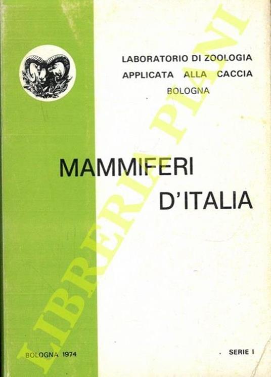 Mammiferi d'Italia - Mario Spagnesi - copertina